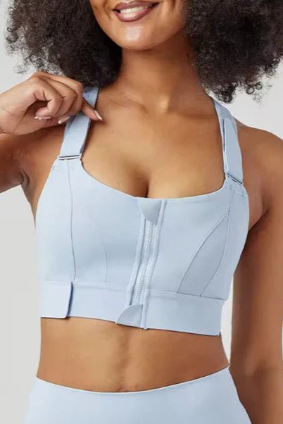 Brassière Zippée de Sport