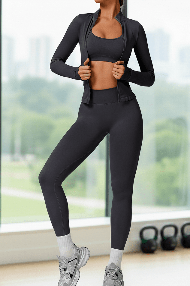 Ensemble Brassière Veste Leggings - Jenna